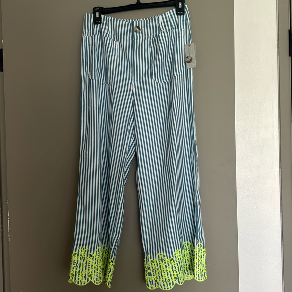 Anthropologie The Colette Cropped Wide-Leg